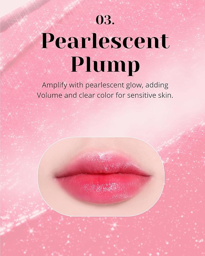 Glint Glow Lip Balm (Cherry So Much, 0.1oz) - Moisturizing Stain Lipstick with Shine for Natural Lips, Tinted Treatment. Luxurious Korean Skin Care Makeup. Chapped, Dry, Cracked