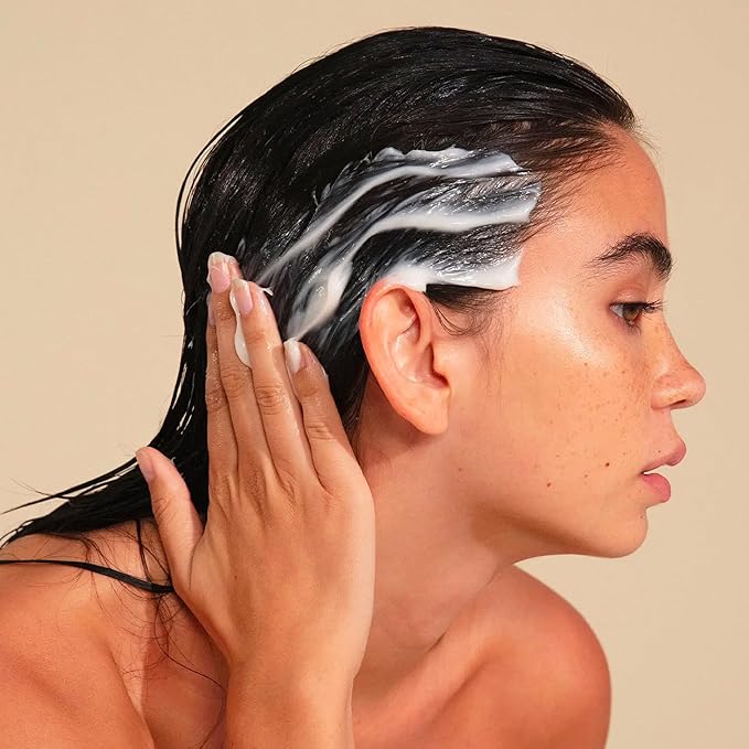 OUAI Thick Hair Mask - Hair Treatment Masque with Almond Oil, Olive Oil, & Hydrolyzed Keratin to Restore Damaged Hair - Phthalate & Paraben Free Hair Masque (8 fl oz)