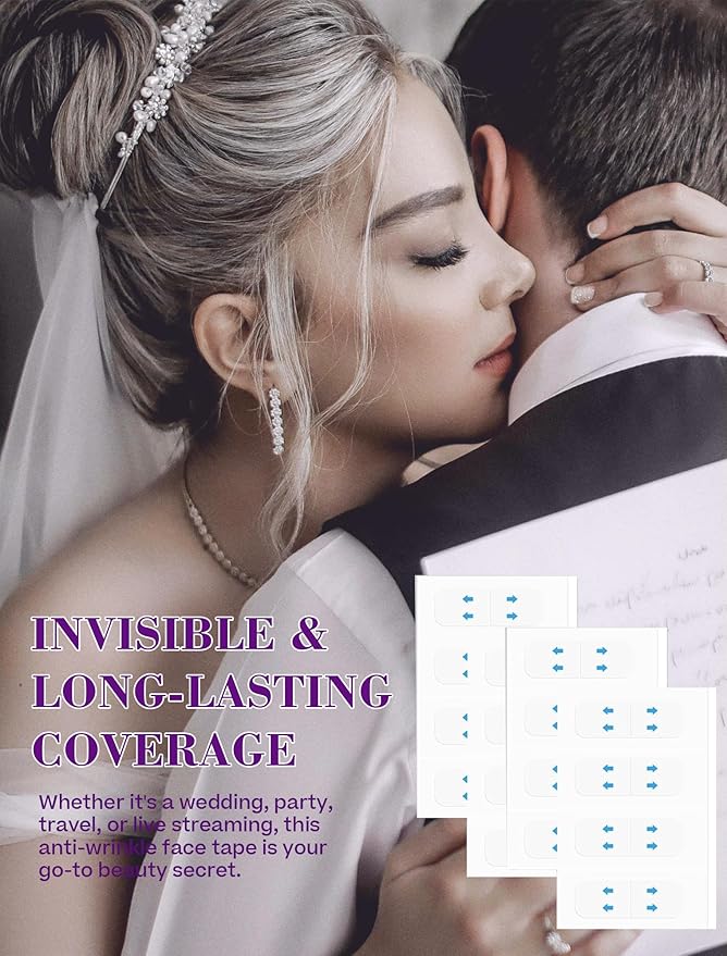 ACADA Face Lift Tape Invisible Face Tape Lifting, Instant Face Lifting Tape for Wrinkles, Face Tape for Wrinkles and Double Chin with Natural Lift & Youthful Look 120pcs