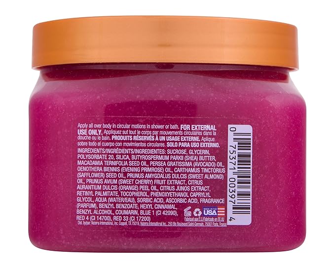 Tree Hut Cherry Rave Shea Sugar Scrub | Exfoliating Body Scrub Removes Dead, Dry Skin for a Soft & Hydrated Feel | Limited Edition Fall | Nourishing Essential Body Care | 18 fl oz.
