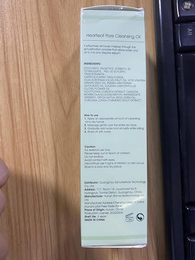 Cleansing Oil Cleanser for Face, Makeup Remover Oils for Melting Blackhead Eye Face, Gently Korean Facial Cleanser for Sensitive Skin, Deep Cleansing Makeup Oils for Women Korean Skin Care (HEARTLEAF)