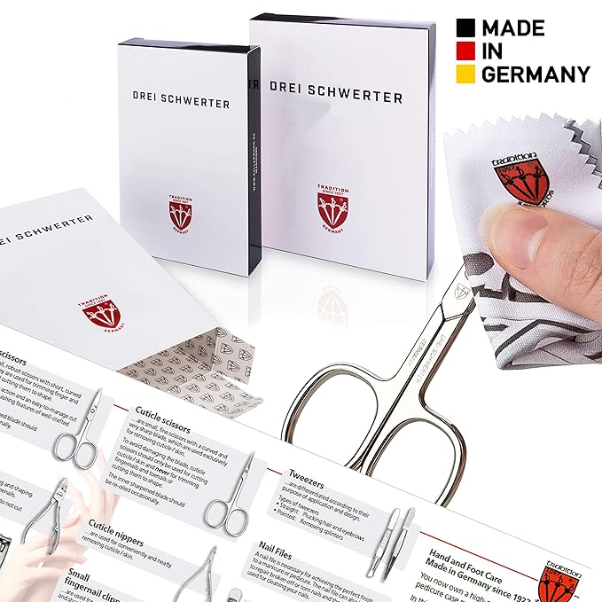 3 Swords Germany – manicure pedicure set kit - Made in Germany/Solingen