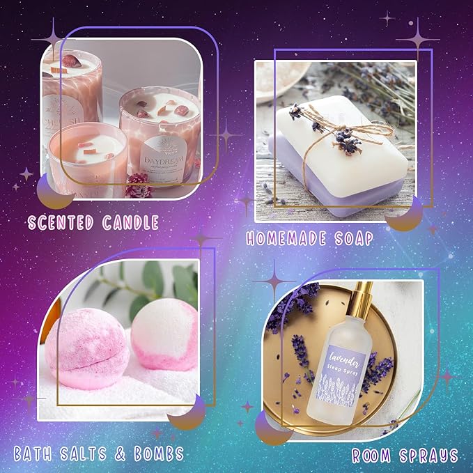 SALUBRITO Essential Oils Set, Wellness Aromatherapy Oil for Diffuser, Home, Candle, soap Making, Natural Blend Oils Gift for Women and Men, 6x10ml