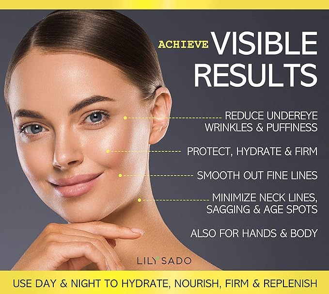 LILY SADO MILK+MANUKA™ Coconut Milk and Manuka Honey Natural Face Moisturizer - Non Greasy Organic Facial Cream with Cocoa Butter and Gotu Kola - Amazing Anti-aging Formula