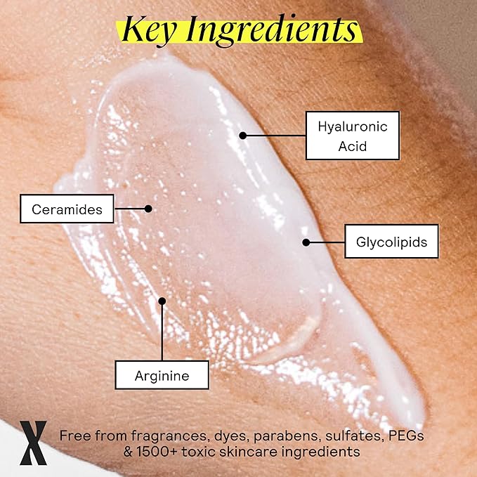 Moisturizing Lotion - Daily Face Moisturizer & Body Lotion for Sensitive Skin - Ceramides & Hyaluronic Acid - No Common Irritants - Non-Comedogenic - Oil-Free - Fragrance Free - 10 Ounce