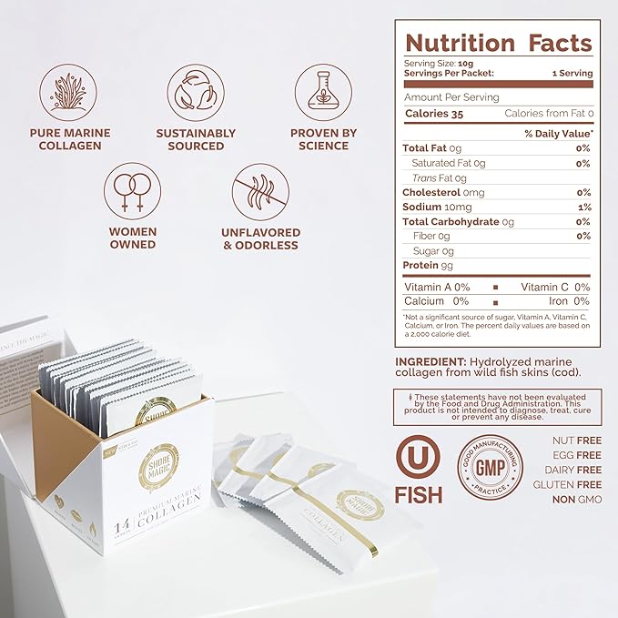 Beauty Sleep and 14 Day Premium Marine Collagen to Go Packets The Magic Hours Set