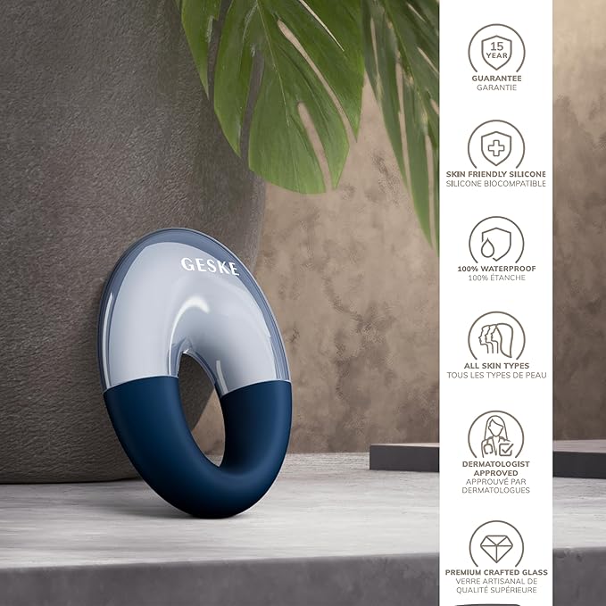 SmartAppGuided™ Cool & Warm Eye Massager | 7 in 1 | Multifunctional Massager | Eyes & Face | Battery-free Cooling & Warming | Firms, Relaxes & De-Puffs Skin | Ring-shaped Design for Easy Grip