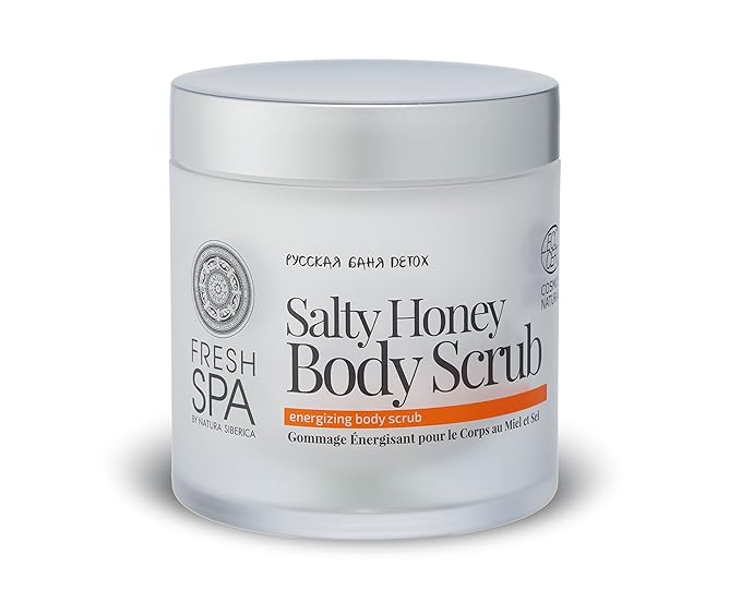Natura Siberica FS Russkaja Bania Detox Energizing Body Scrub Salty Honey, 400 ml