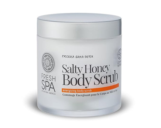 Natura Siberica FS Russkaja Bania Detox Energizing Body Scrub Salty Honey, 400 ml