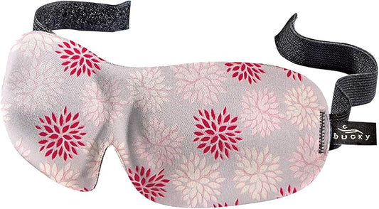 Bucky 40 Blinks No Pressure Eye Mask for Travel & Sleep, Ruby Pop, One Size