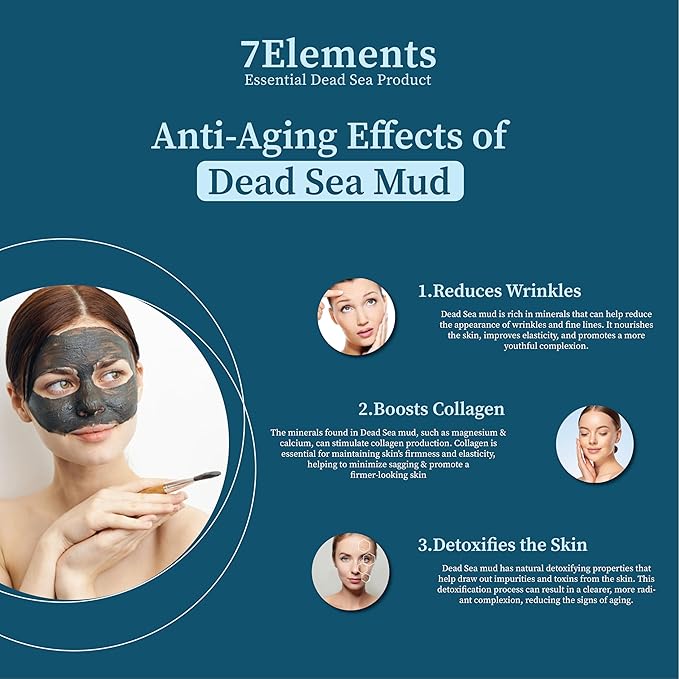 Dead Sea Mud Mask For Body - Spa Quality Pore Reducer for Acne, Blackheads, and Oily Body Skin - All Natural Anti Aging Skincare for Men & Women - Best Body Cleansing Clay Mask - 8.8fl oz