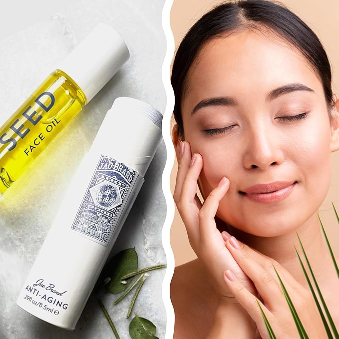 Jao Brand Seed Face Oil | Hydrating Serum For Plump, Smooth Skin | Lightweight Moisturizer | Facial Oil For All Skin Types | Restores Elasticity | No Parabens, No Fillers | 0.29 fl. oz.