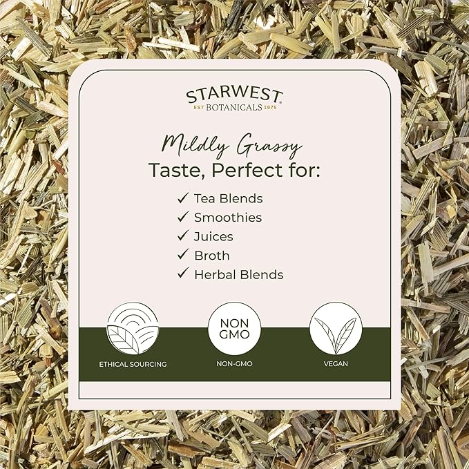 Starwest Botanicals Oatstraw Loose Leaf Organic - Dried Herb for Tea & Cooking, Cut & Sifted, Natural Wellness Support for Women & Men, Certified Kosher, Non-GMO - Bulk 1 lb Bag