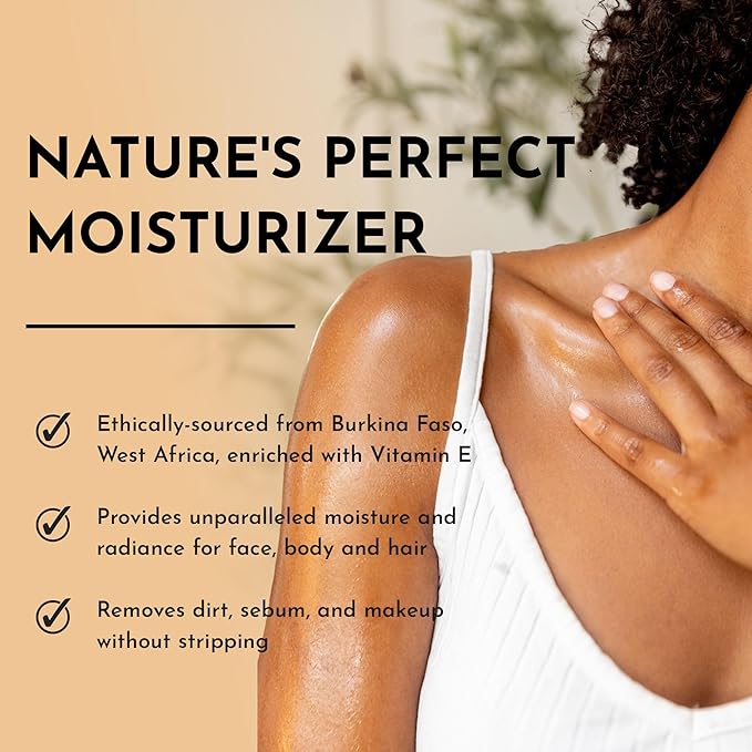 BOLDEN SHEA OIL with Vitamin E | 100% Natural | Unparalleled Moisture & Radiance for Skin & Hair | UNSCENTED | 3.4 fl oz