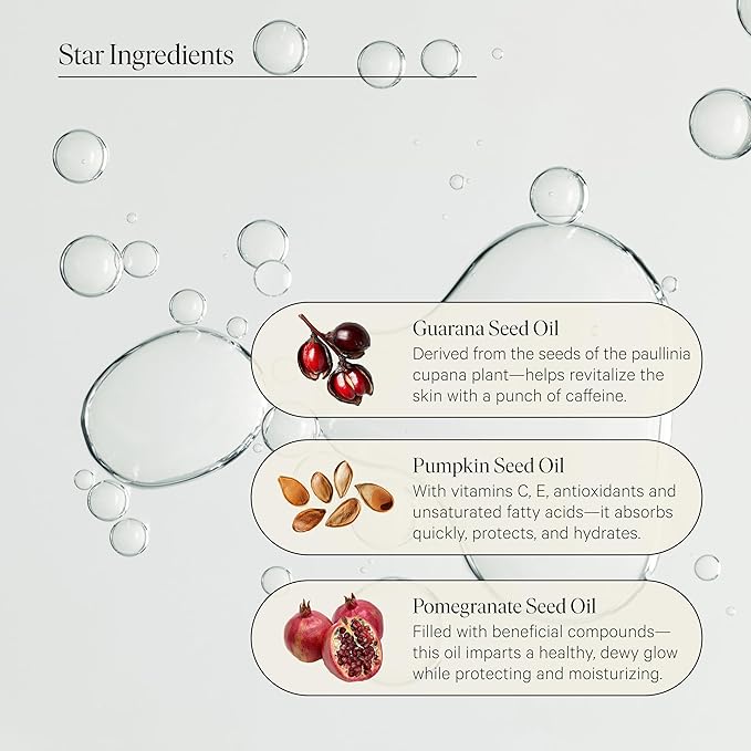 Biography Face Oil Collagen Booster, Moisturizer & Beauty Body Oil Skincare Gift Set for Women, Gua Sha w/Jojoba, Rosehip, French Marine Algae, Guarana Seed. Skin Hydrating Sea Chrome & Golden Ray