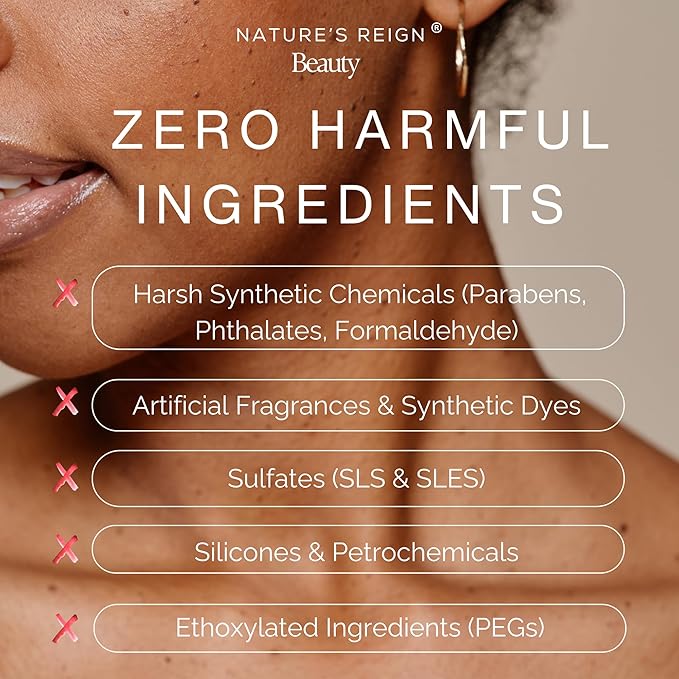 Nature's Reign Halo Glow Serum | Non-Oily Illuminating Serum with Rose Water & Snow Mushroom Extract | Natural Ingredients that Feed & Support Skin Barrier | Luxury Korean Clean Beauty 1 fl oz