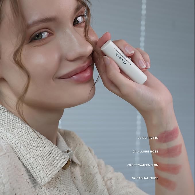 All Day Essential Tinted Lip Balm 02 Casual Nude | Natural Gloss Finish, Moisturizing Lip Care, Deep Nourishing Plant-Based Chapstick, Hydrating Lip Butter for Dry Cracked Chapped Lips