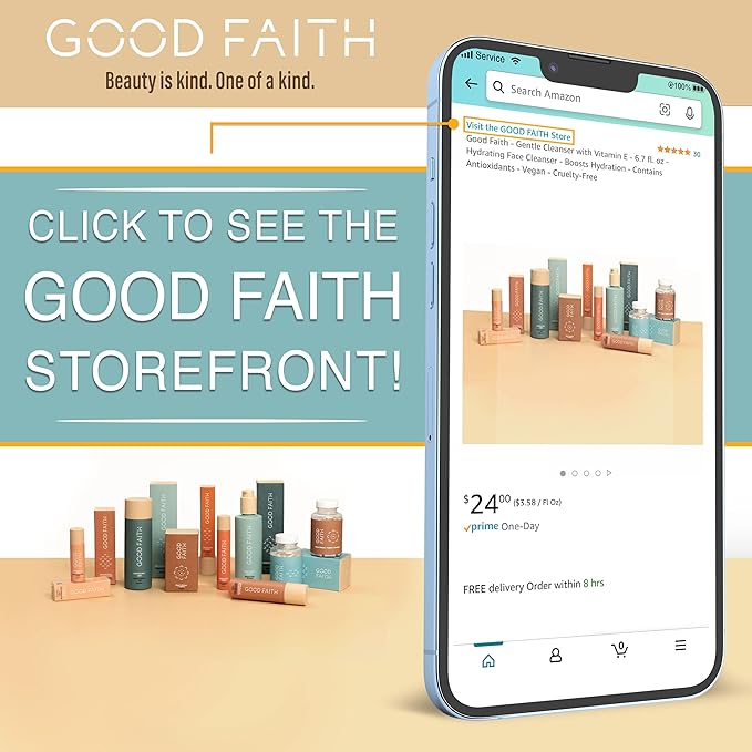 GOOD FAITH - Smoothing Eye Cream with Caffeine - 0.5 fl. oz - Helps Hydrate & Brighten Dark Circles - Reduces Fine Lines - Vegan - Cruelty Free