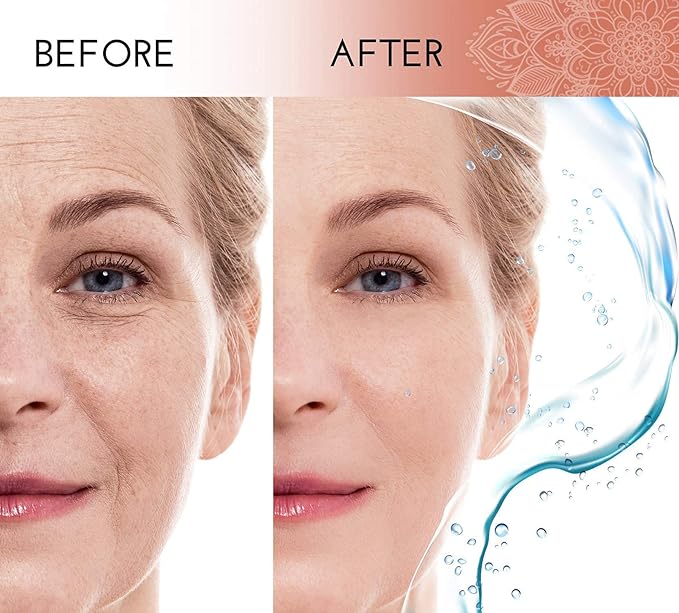 Calés Anti-Aging and Moisturizing Face Mask Set - Hydrating Face Masks for Women - 100% Cotton Face Mask Sheets for Skin Brightening and Nourishing - Hyaluronic Acid Sheet Masks (5 Pack)