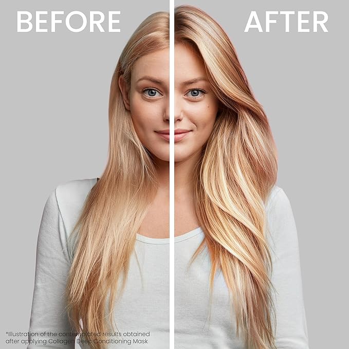 Hair Mask for Dry Damaged Hair and Growth, Deep Conditioner for Dry Damaged Hair, Hair Mask for Bleached Damaged Hair, Deep Conditioning Hair Mask Collagen with Hyaluronic Acid