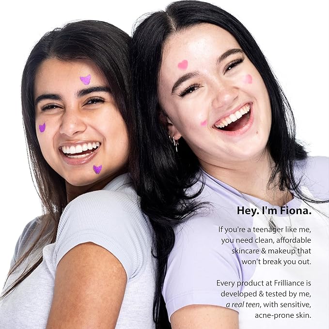 Frilliance Invisible Clear Circle Hydrocolloid Acne Pimple Patches for Zits and Blemishes (24 Count, 3 Sizes) Spot Treatment Stickers for Face & Skin, Vegan and Cruelty Free