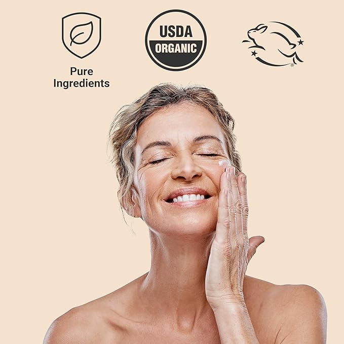 Dr. Mercola Ola Botanicals Organic Eye & Line Cream, 1 Fl. Oz. (30 mL), Replenish and Renew, Shea Butter and Vitamin E, Certified USDA Organic, Cruelty Free, Non-GMO