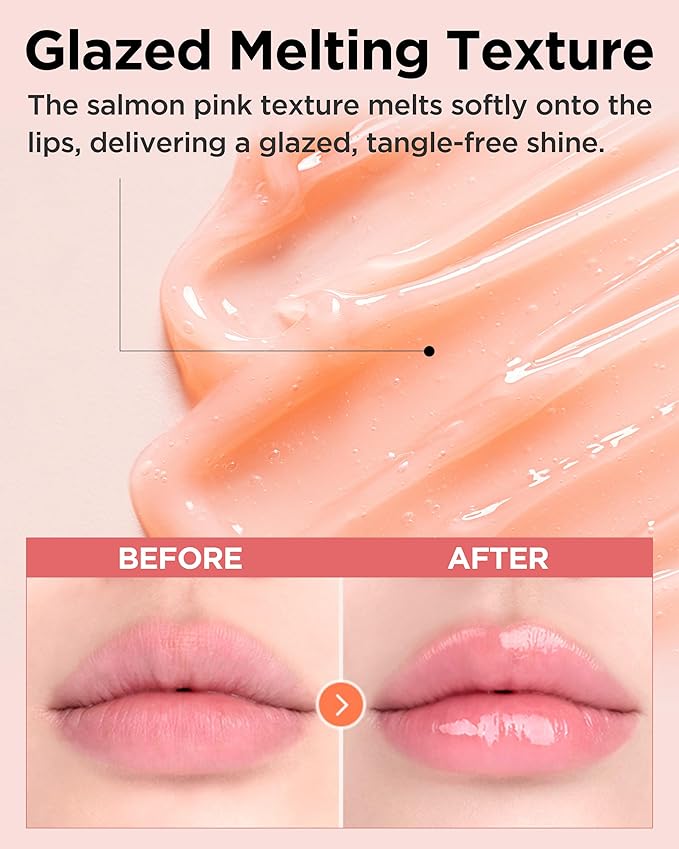 Vita Glazed Lip Mask – Korean Vegan Lip Scrub & Overnight Exfoliating Treatment for Dry, Chapped Lips – Hydrating, Plumping, Smoothing – Glazed Balm Texture, Non-Sticky, Fragrance-Free, 0.68oz