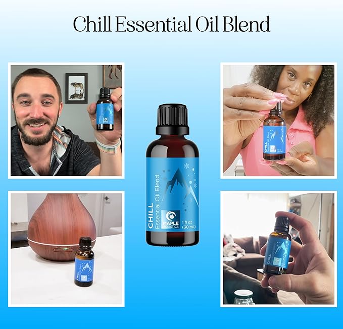 Mint Essential Oil Blend for Diffuser - Refreshing Mint Oil Diffuser Essential Oils with Cooling Peppermint Spearmint Bergamot and Eucalyptus Oils - Pure Aromatherapy Oils for Diffuser Mint Blend