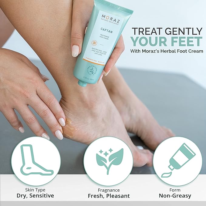 Moraz Herbal Eye Wrinkle Cream & feet Cream bundle is designed to Reduce Wrinkles, Dark Circles & Aging Lines, Dry Cracked Heels & rough or irregular feet ultimate skin care pack.