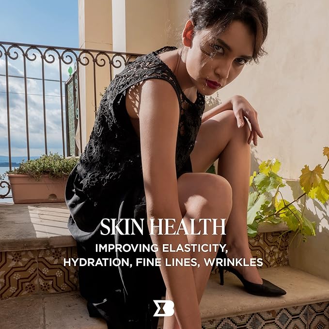 Royal Collagen Peptides, Clinically proven, Dietary Supplement, Improves Skin & Cellulite, European Sourced, Improves the Look of Hair & Nails, Blended with Vitamin C, Bone & Joint Supplement