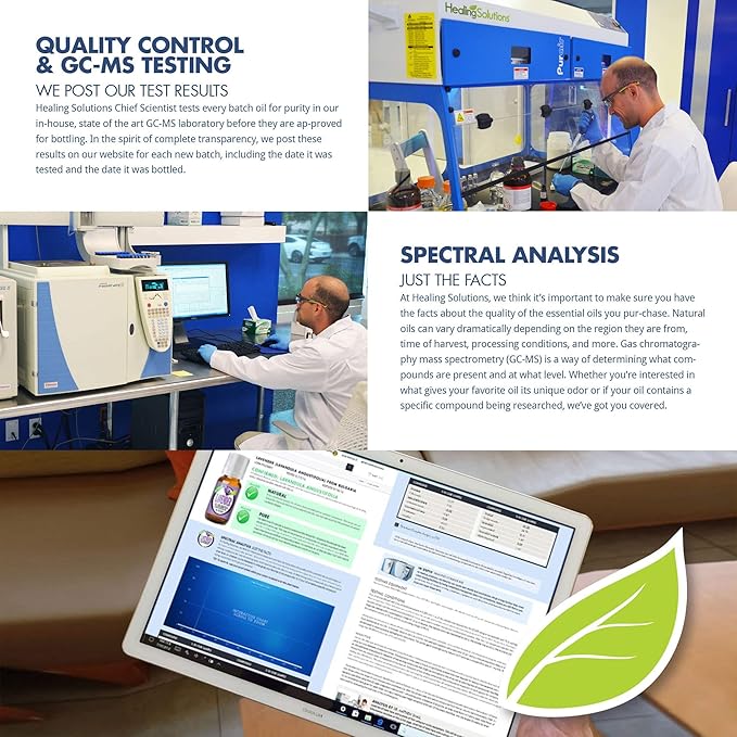 Healing Solutions Sweet Marjoram Essential Oil 0.33 oz (10ml) – Organic, Pure Marjoram Oil for Hair, Diffuser, Skin & Aromatherapy