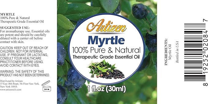 Artizen 30ml Oils - Myrtle Essential Oil - 1 Fluid Ounce