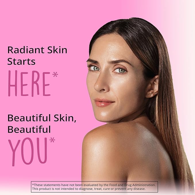 Vegan Collagen Builder w/ Hyaluronic Acid – Hair Skin and Nails Vitamins for Youthful Glow | Keratin & Elastin Booster | Bones, Cartilage, Tendons | Vitamin A, L-Lysine | Vegetarian | Non-GMO, 60 Ct