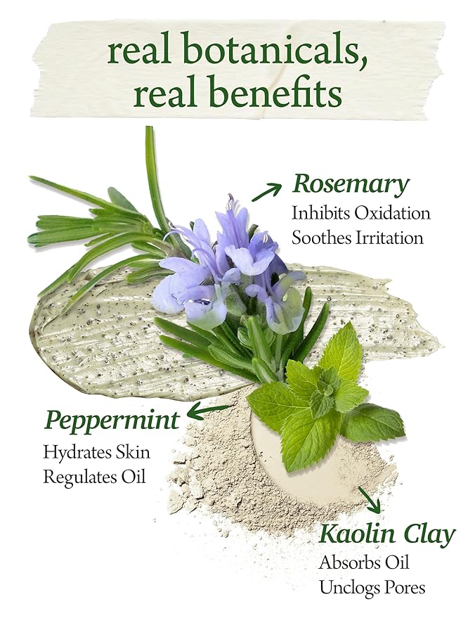 RE:P BIO FRESH MASK with REAL Nutrition HERBS 4.58 Fl Oz (130g) - 100% Vegan, Cruelty-free - Natural nourishing peel off mask with Real Peppermint + Real Rosemary – Korean Skin Care