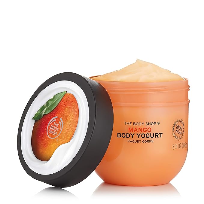 The Body Shop Mango Body Yogurt, 48hr Moisturizer, 100% Vegan, 6.91 Fl Oz