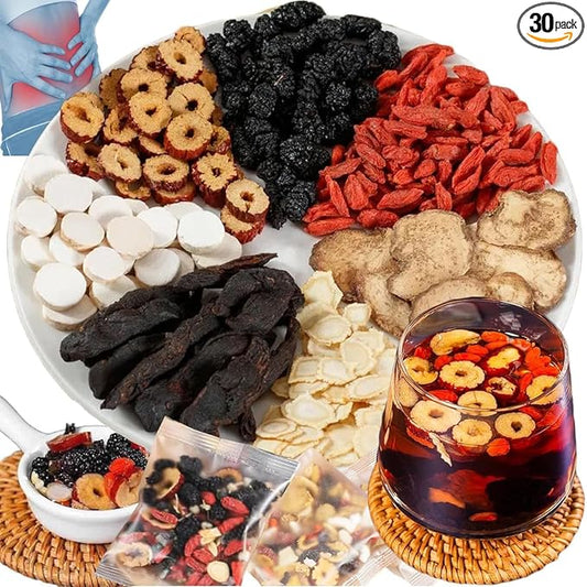 30 Pcs Formula Ginseng Treasure Tea, Kidney Tea Formula Ginseng Six Treasure Tea, Kidney Cleanse Tea, Organic Kidney Cleanse Herbal Tea, Kidney Tea (30pcs)