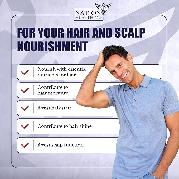 Hair Switch - Supplements for Hair and Scalp - Biotin, Zinc, Selenium, and More - Hair Activation Formula for Men and Women, 1 Bottle