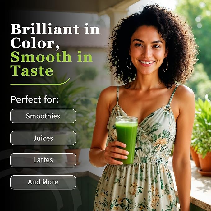 DoMatcha - Summer Harvest Green Tea Matcha Powder, Natural Source of Antioxidants, Caffeine, and L-Theanine, Promotes Focus and Relaxation, Kosher, 75 Servings (2.82 oz)