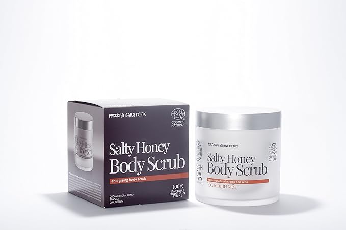 Natura Siberica FS Russkaja Bania Detox Energizing Body Scrub Salty Honey, 400 ml