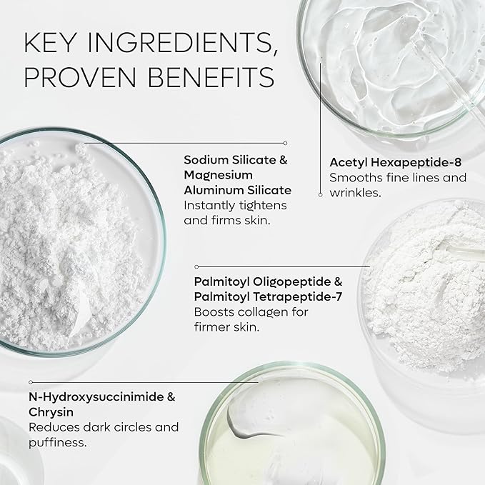 Instant Rapid Face Lift Cream: Temporary Eye Tightener Instant Wrinkle Remover For Face Instant Firming Eye Cream Instant Eye Bag Remover Puffiness - 60 Second Eye Effects 30g