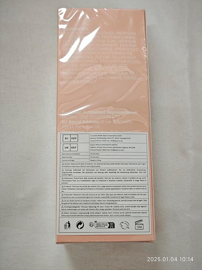 Collagen Night Wrapping Mask, Overnight Peel Off Facial Mask Pack, Reduces Sagging, Hydrates and Tightens Skin, Hydrolyzed Collagen For Glowing, 2.53 fl.oz