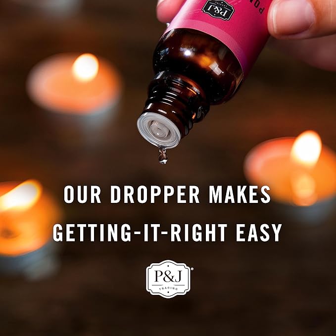 P&J Trading Summer Set of 6 Fragrance Oils - Peach, Strawberry, Plumeria, Coconut, Ocean Breeze, Pina Colada Candle Scents, Soapmaking, Diffuser Oil