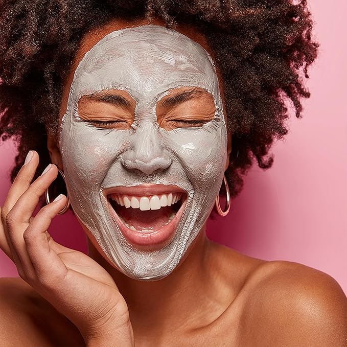 Zakia's Moroccan Rhassoul Clay Mask (Lavender)- Organic Face and Body Clay - Anti-aging Mud Mask for Dry & Oily Skin, Acne, Eczema & Psoriasis - 8 Oz