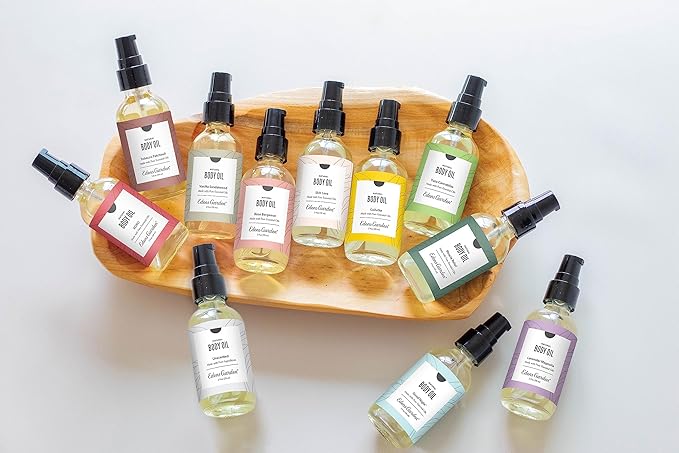 Edens Garden Vanilla Sandalwood Bath & Body Oil – Luxury Aromatherapy Blend with Pure Essential Oils & Vitamin E for Smooth, Hydrated Skin – After Shower Moisturizer for Women & Men, 2 fl oz (59 ml)