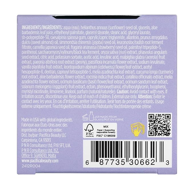 Pacifica Future Youth Super Cream – Daily Anti-Aging Moisturizer for All Skin Types, Lightweight Hydration with Advanced Peptides & Antioxidants, Improves Firmness & Elasticity, Vegan & Clean Beauty