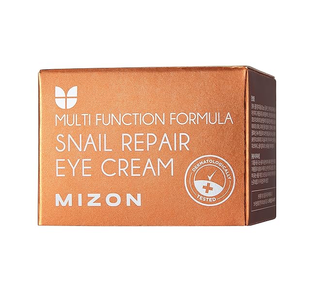 MIZON Snail Line Snail Repair Eye Cream, natural treatment, wrinkle treatment, fine line, hydrating, healthy skin, Korean skincare (0.84 oz)