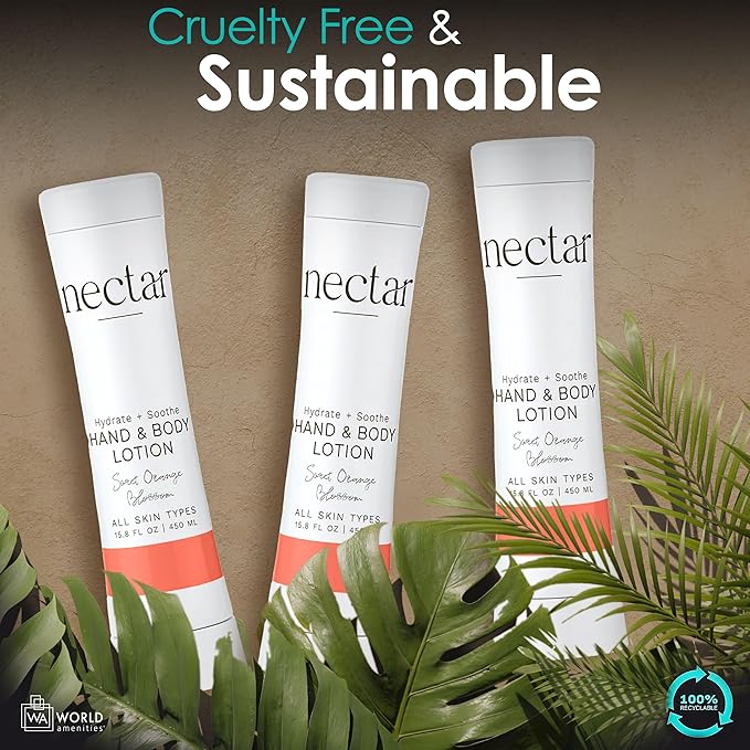 Nectar Squeeze Cartridge Hand and Body Lotion - Moisturizing Lotion in a Squeeze Bottle