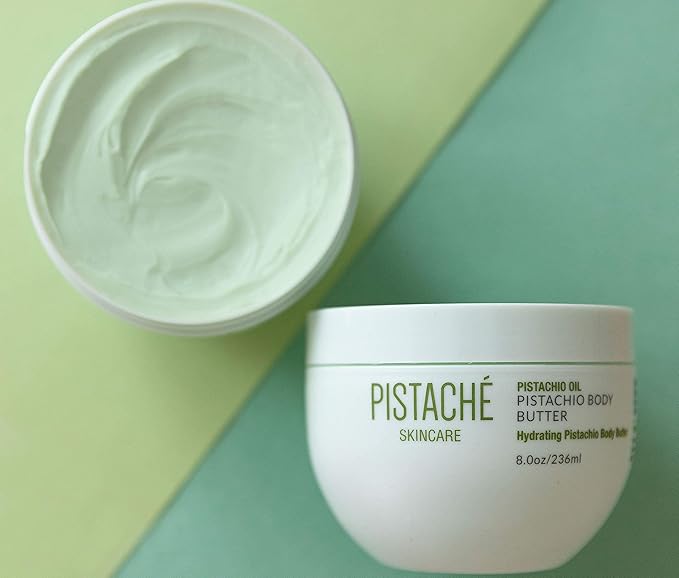 Pistaché Skincare Pistachio Oil Essential Body Care Trio Set + Whipped Body Butter + Hand Cream + Lip Balm + Moisturizing + Softening + Vitamin E + Antioxidant Protection
