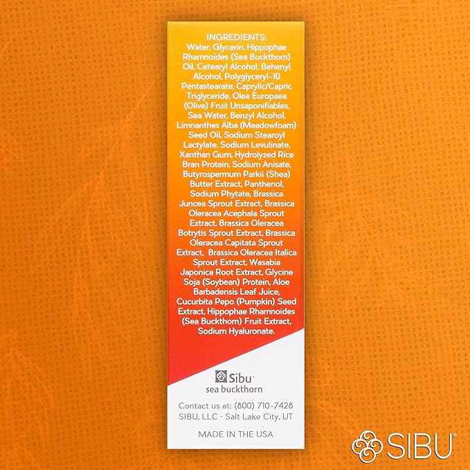 sibu Age-Defying Eye Cream, Made with Premium Himalayan Sea Buckthorn & Hyaluronic Acid (0.5 oz) – Smooths Eye Wrinkles & Reduces Puffiness